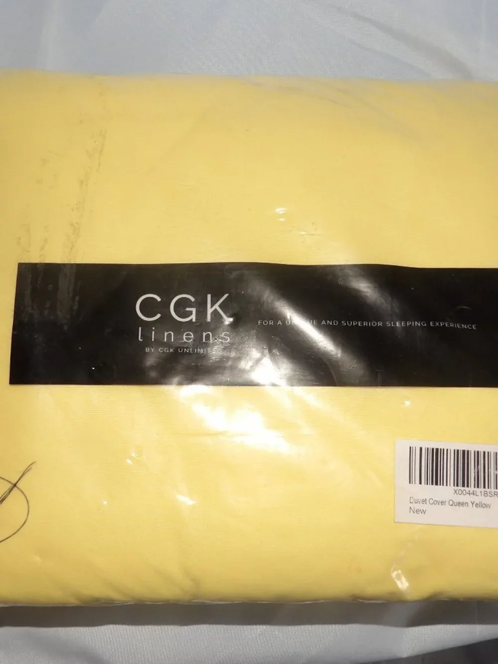 CGK LINENS Queen Size Yellow DUVET COVER, Queen Size